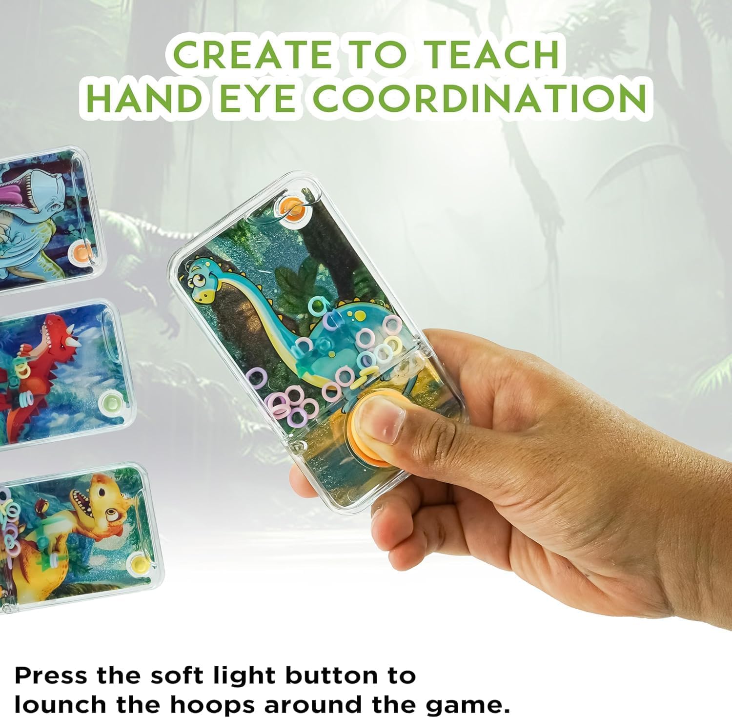 Dinosaur Handheld Water Game 1x Random