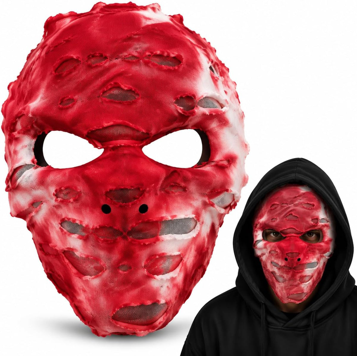 25cm Halloween Bloody Bandage Skull Mask