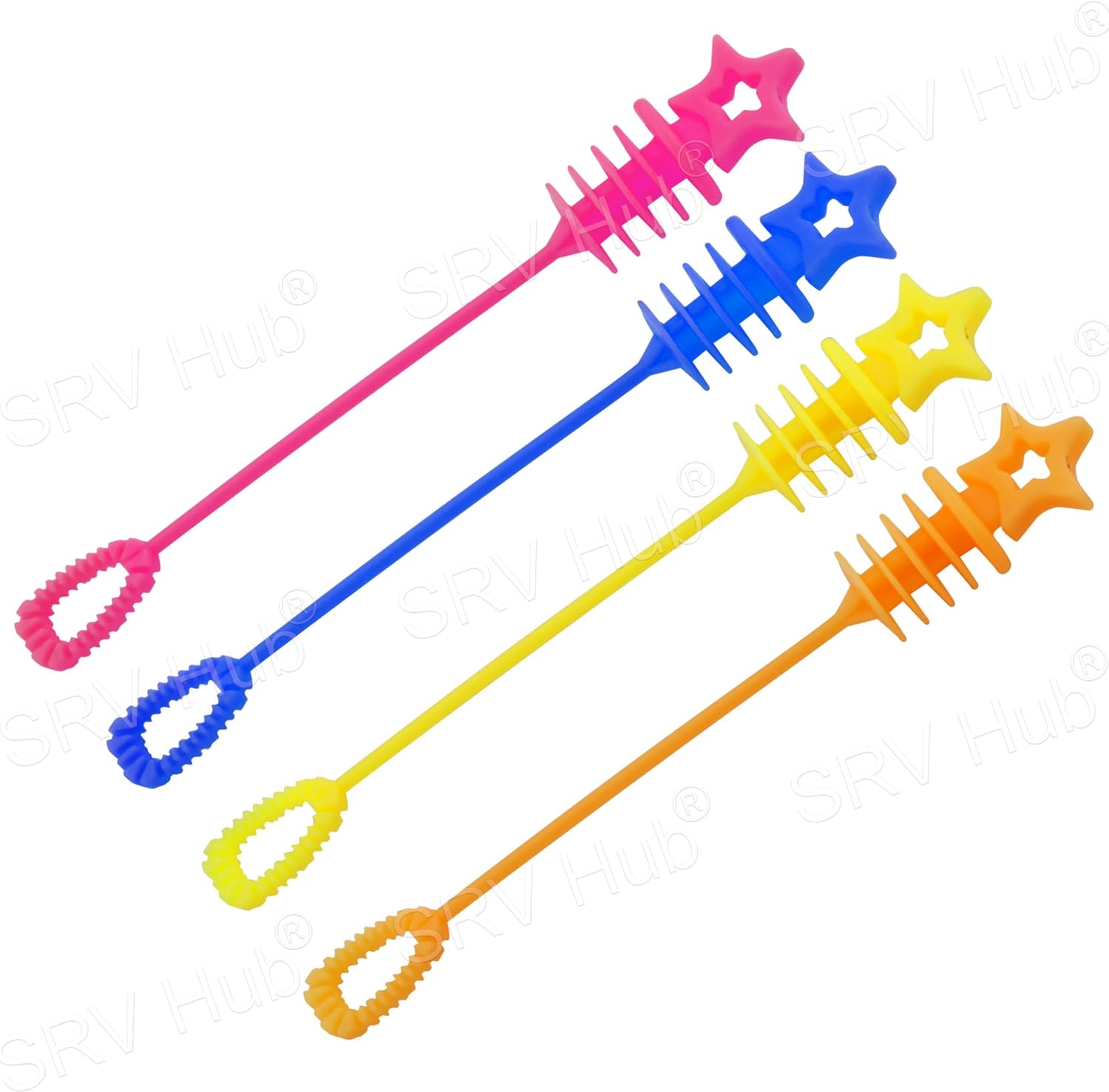Mini Bubble Tubes Star Wands 8Pcs