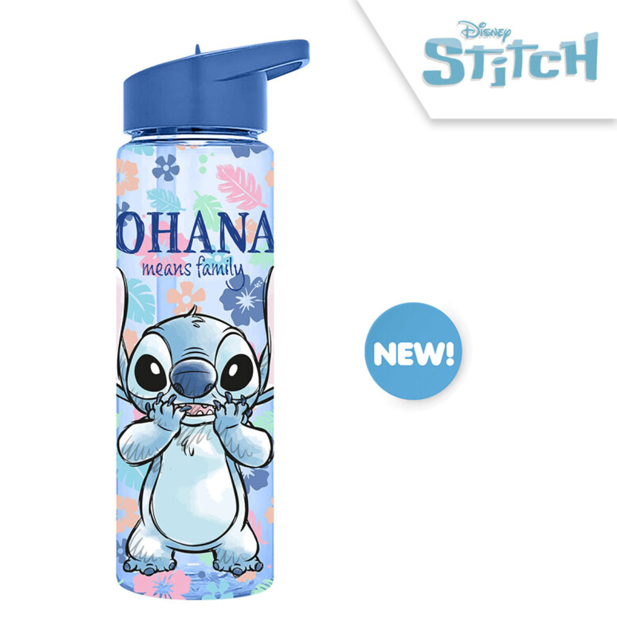 Disney Stitch Kids Licensed 600ML Plastic Drinking Bottle – view 2