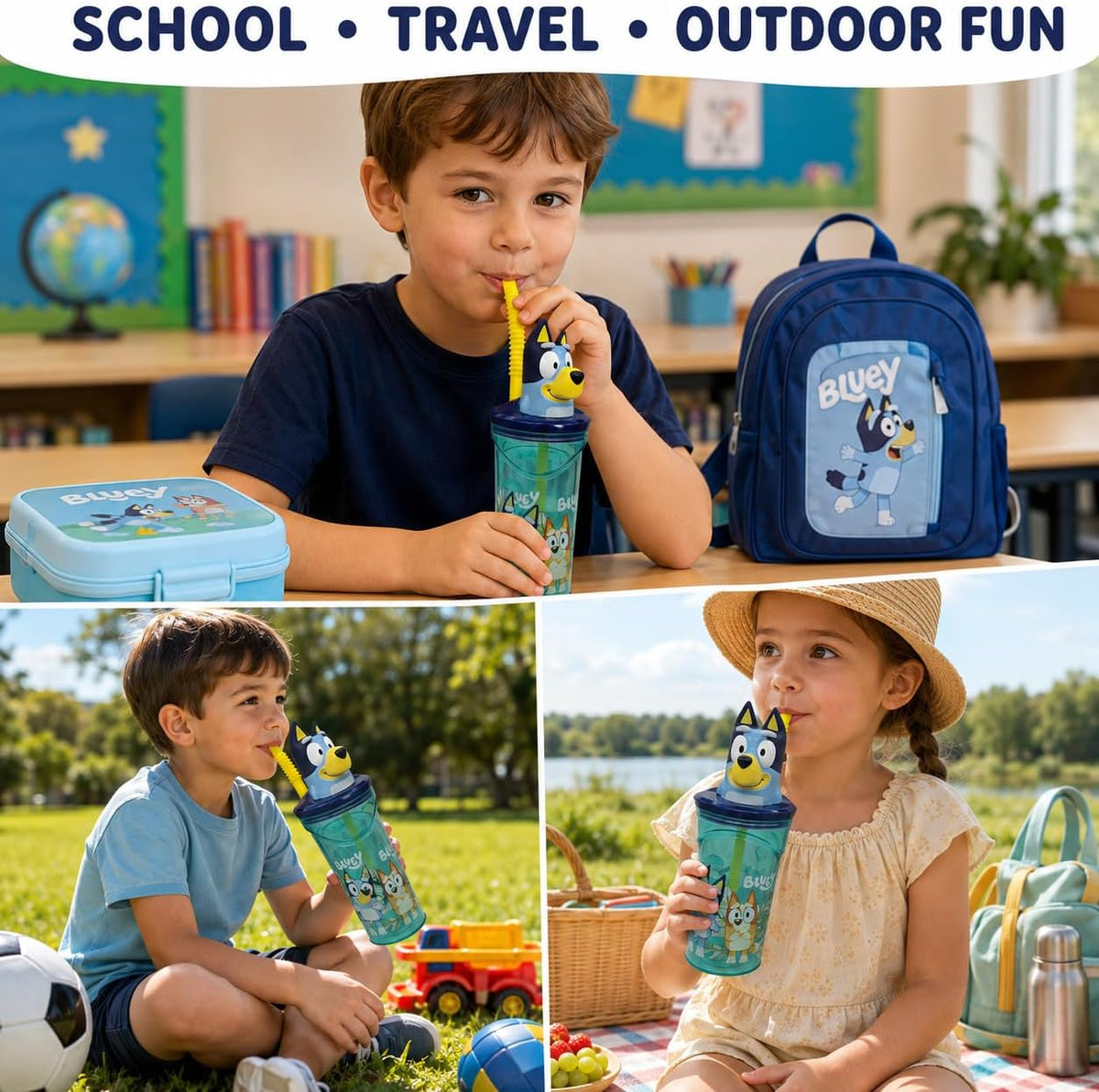 3D Figurine Bluey Tumbler - 360ml – view 6
