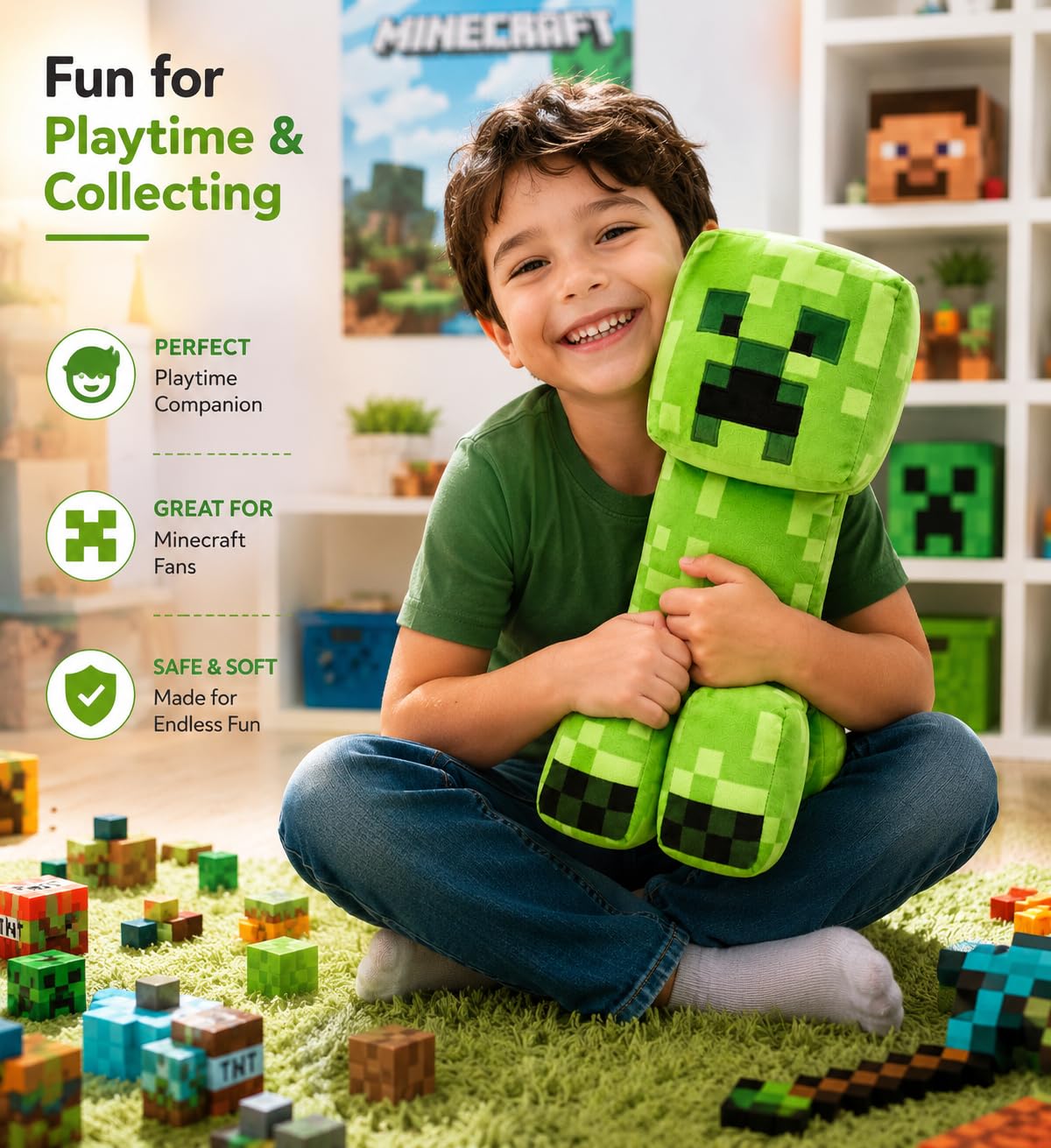 3D Plush Toy 30cm - Assorted Character
