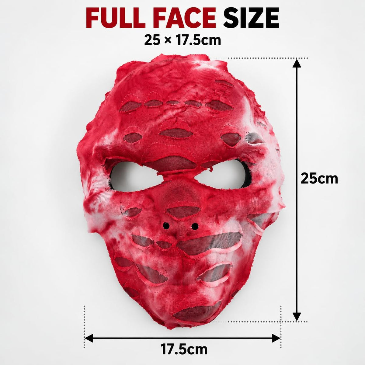 25cm Halloween Bloody Bandage Skull Mask
