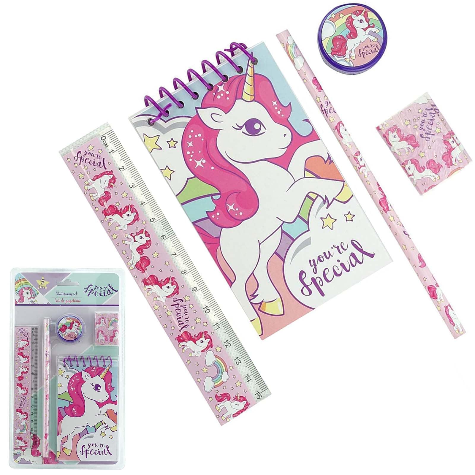 5PCs School Stationery Set