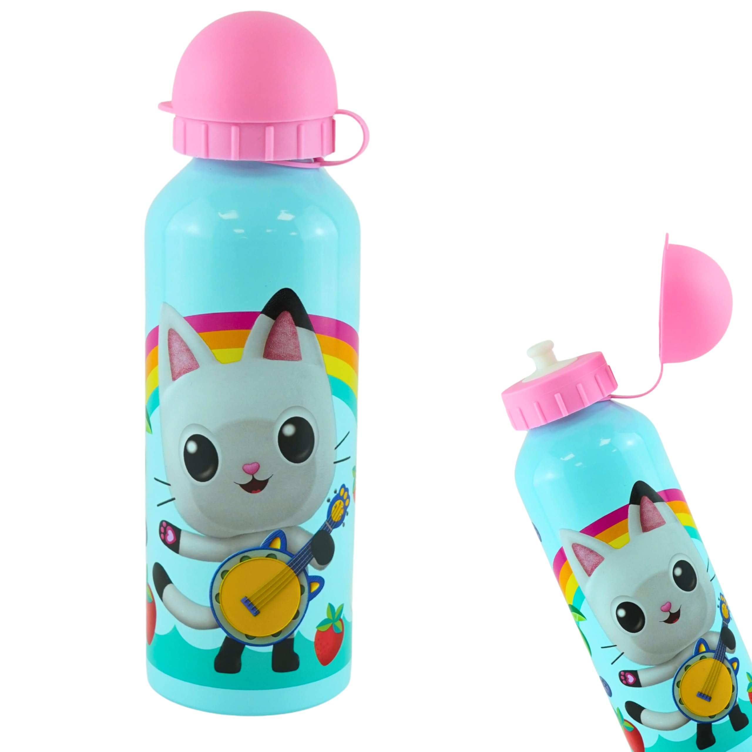 Gabbys Dollhouse Aluminium Water Bottle 500ml