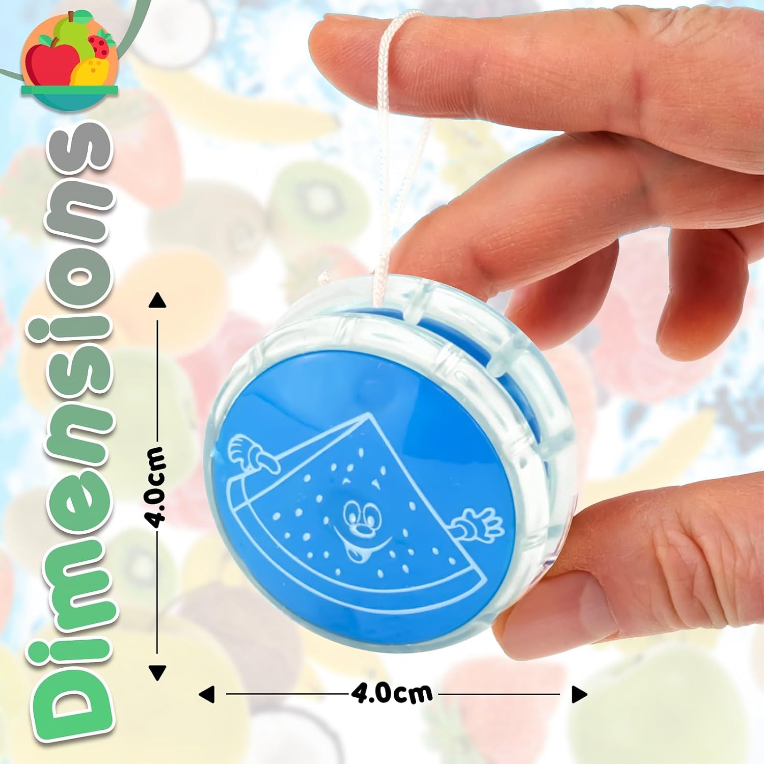 4cm Fruit Printed Responsive YoYo
