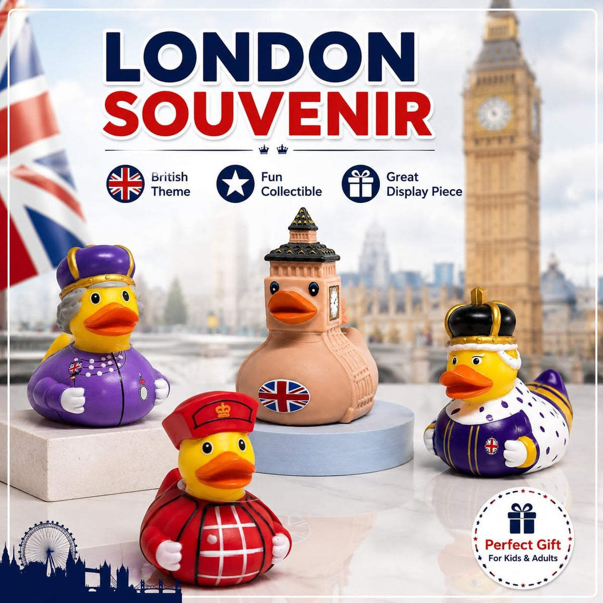 British London Rubber Duck 9cm