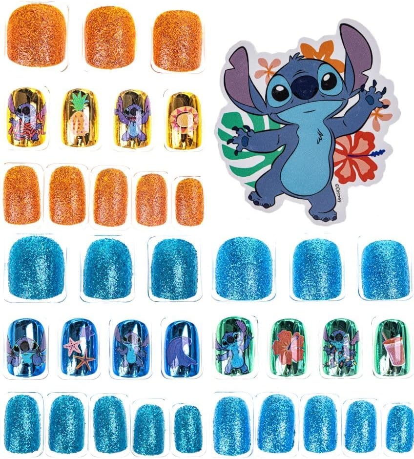Stitch 37Pc Press-On Nails Set with Nail File