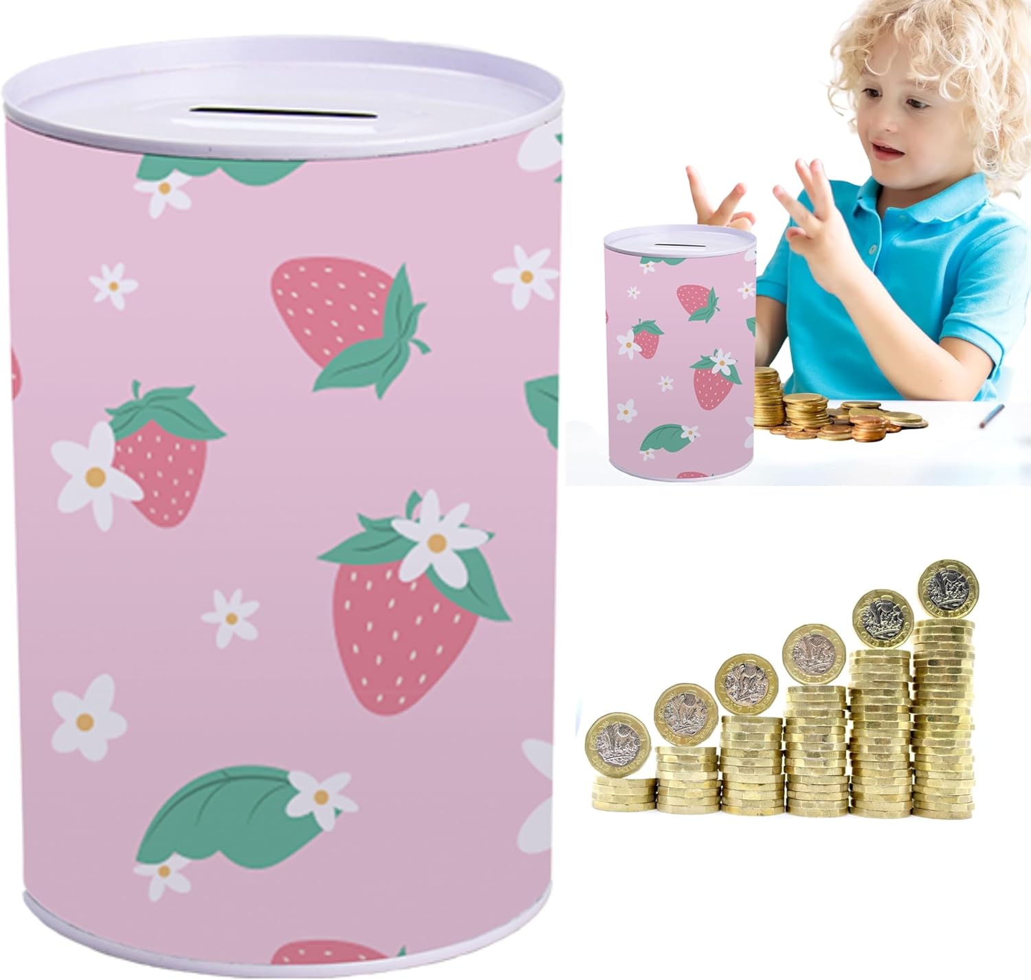 Metal Money Box Tin 14cm