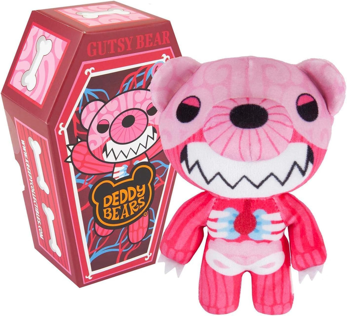 Gutsybear Halloween Plush Deddy Bears Coffin - 15cm Series 3