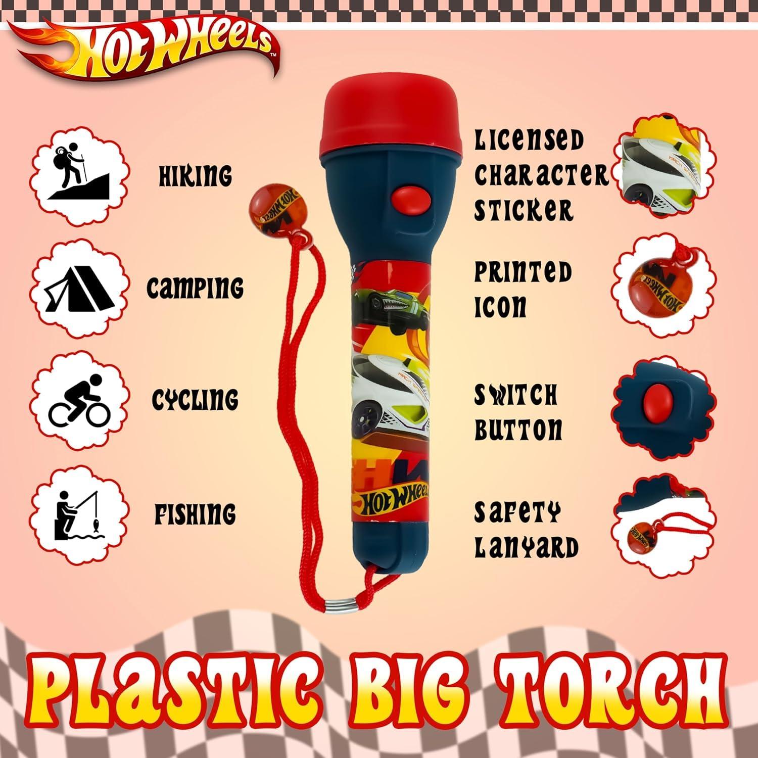 Kids LED Big Torch – Flashlight with Lanyard - Assorted