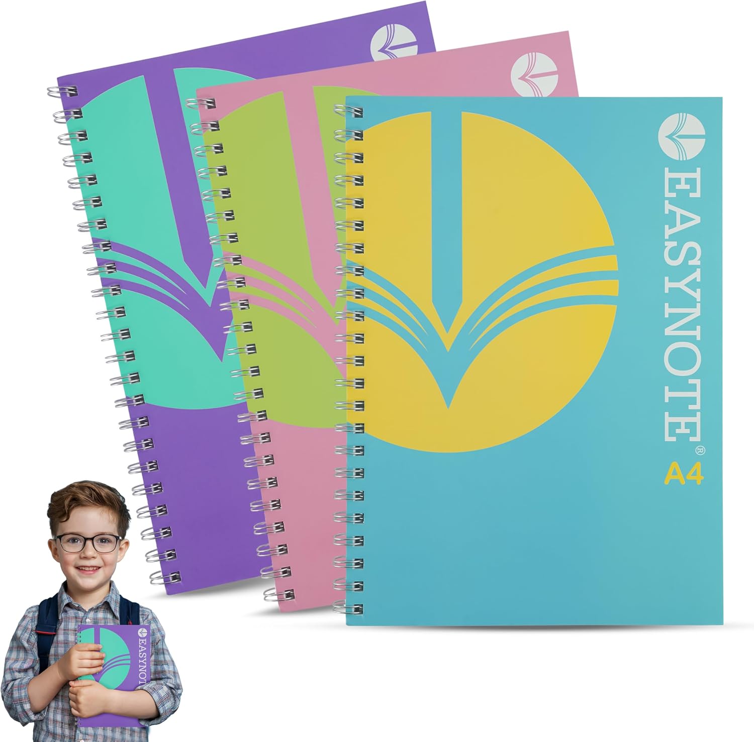 Ruled Notebook with 180 Pages of 80gsm, Size 30cm