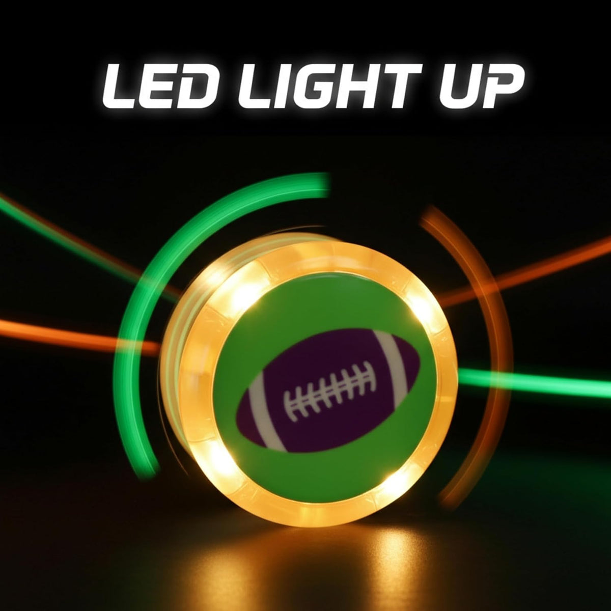 Sports Ball LED Light-Up YoYo 5.5cm - Rugby – view 15