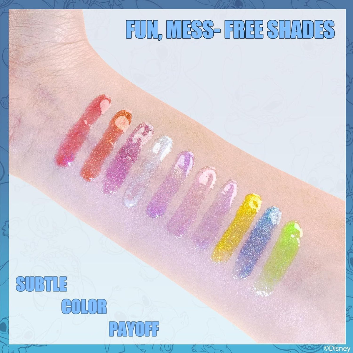 Disney Stitch 5Pcs Lip Gloss Set