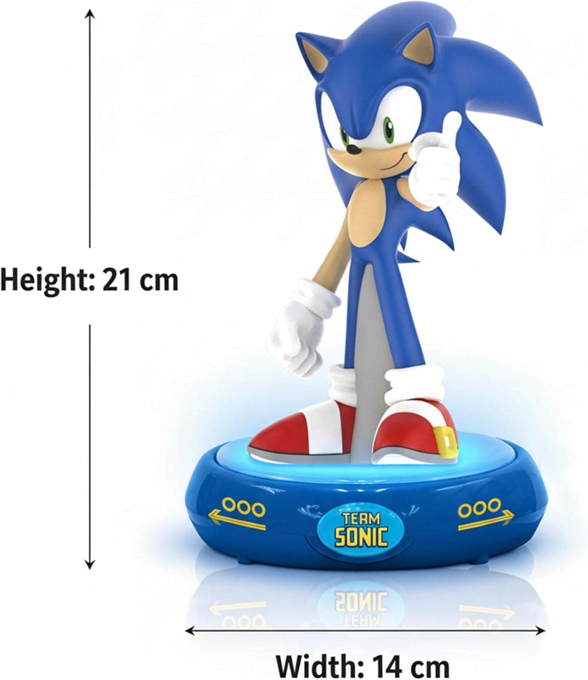 Sonic Kids Licensed 3D Figure Night Light Table Lamp – view 2