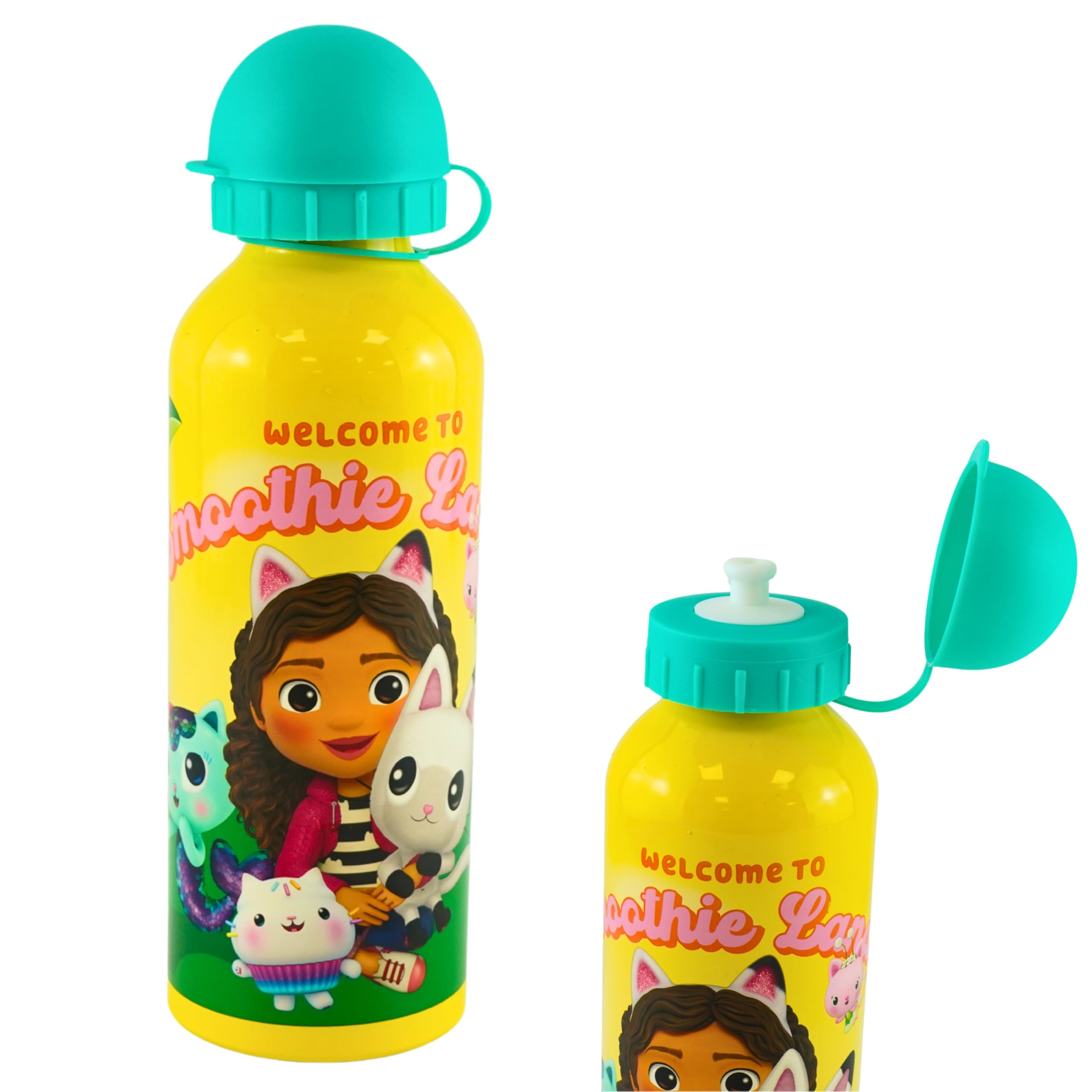 Gabbys Dollhouse Aluminium Water Bottle 500ml