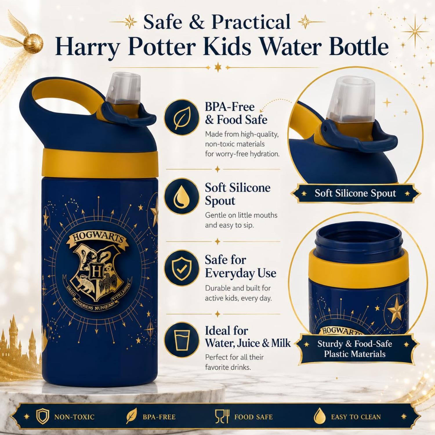 Kids BPA Free Water Bottle - Assorted
