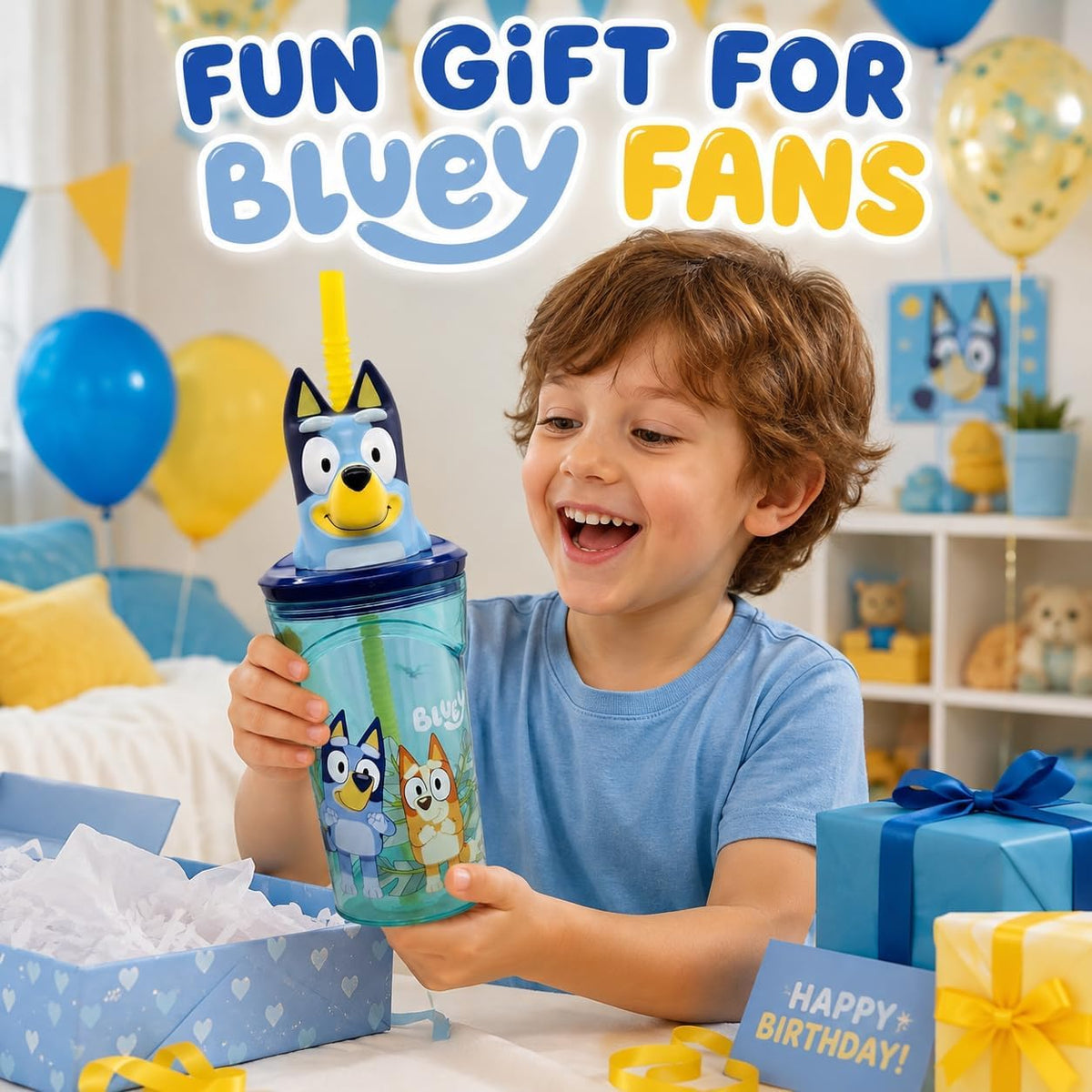 3D Figurine Bluey Tumbler - 360ml – view 7