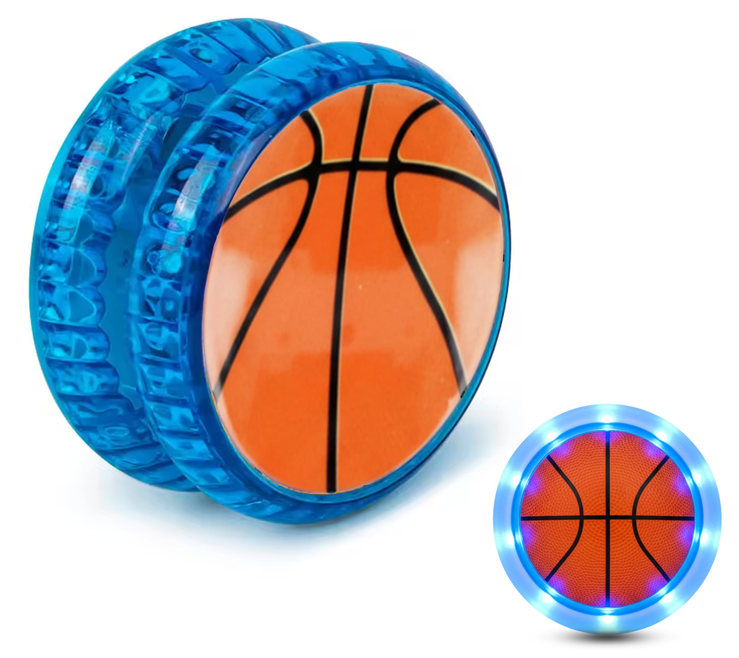 Plastic LED Light Up Sports Ball YoYo 5.5cm