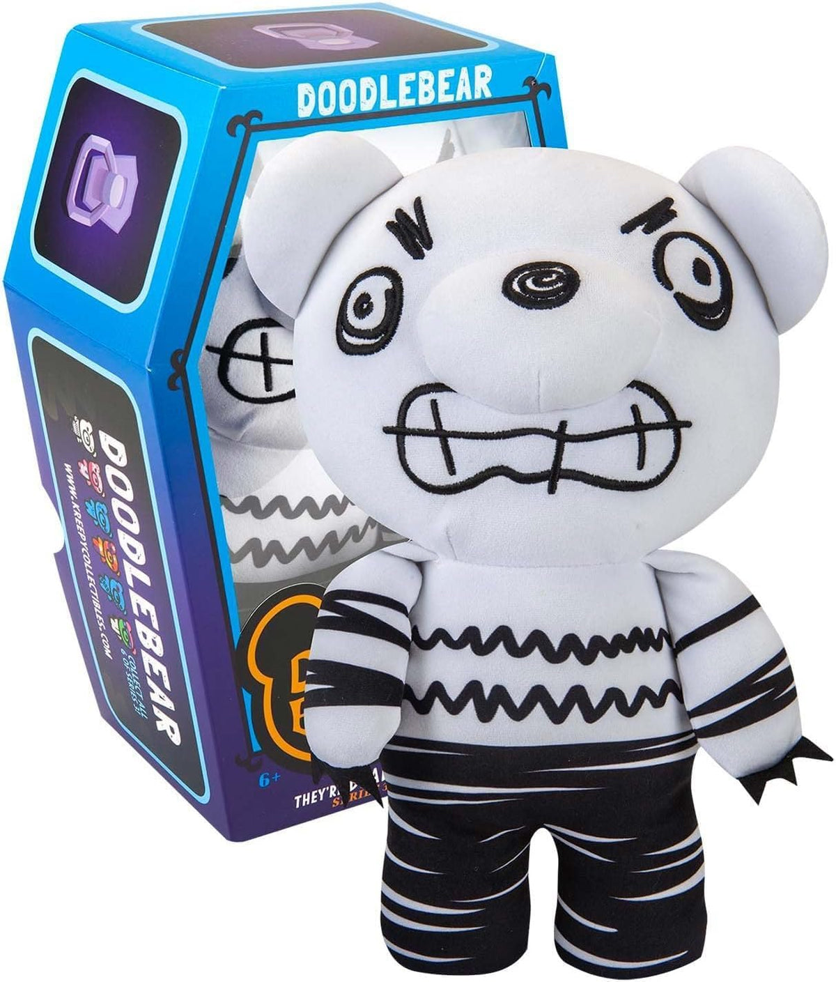 Doodlebear Halloween Plush Deddy Bears Coffin - 30cm Series 3