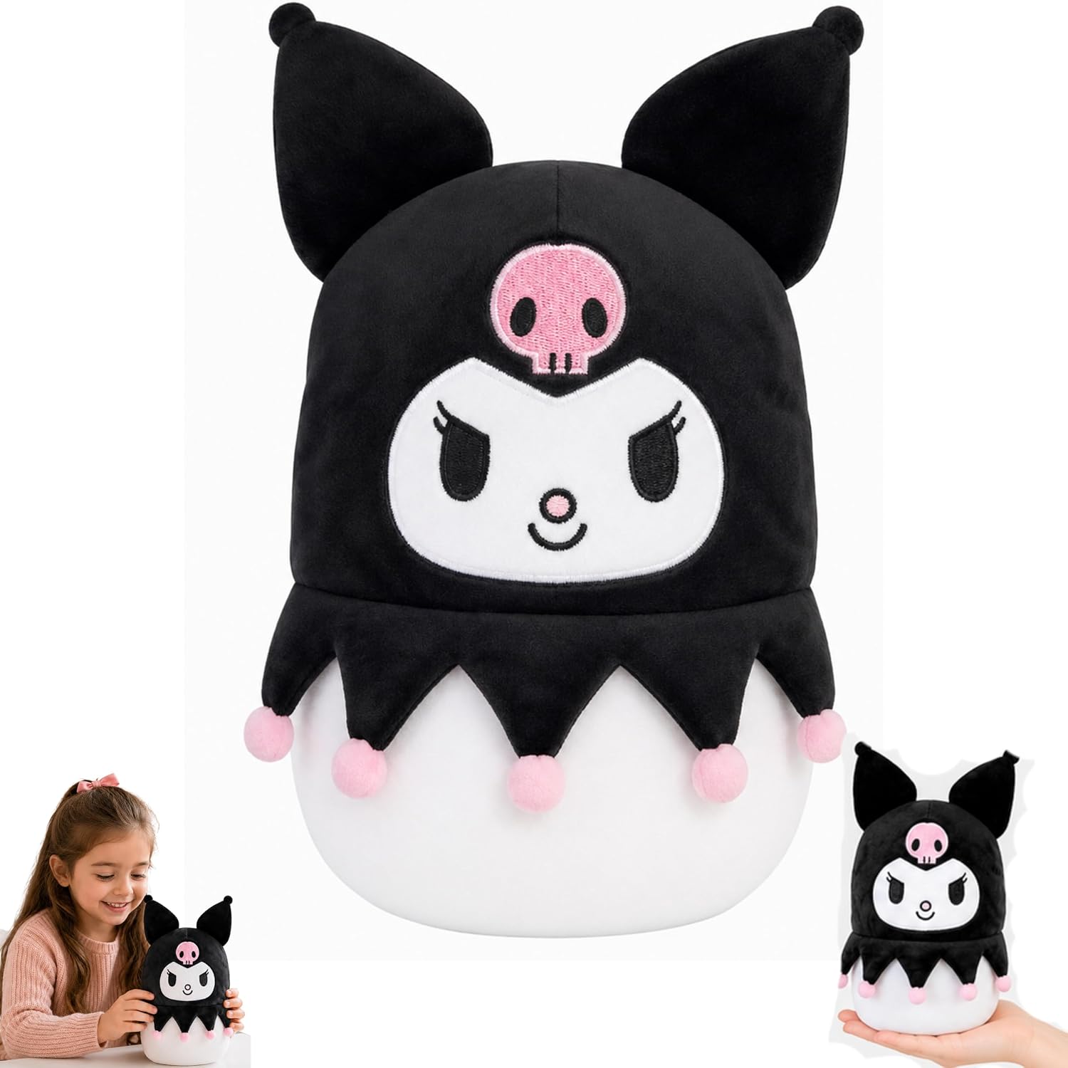 Oval Soft Plush Pillows