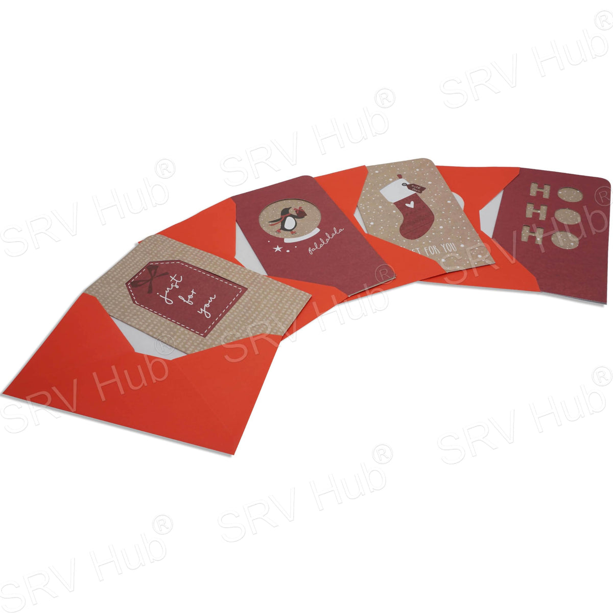 4Pcs Craft Christmas Money Wallet 16cm