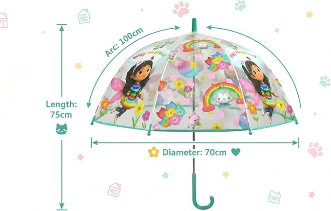 TRANSPARENT BELL UMBRELLA