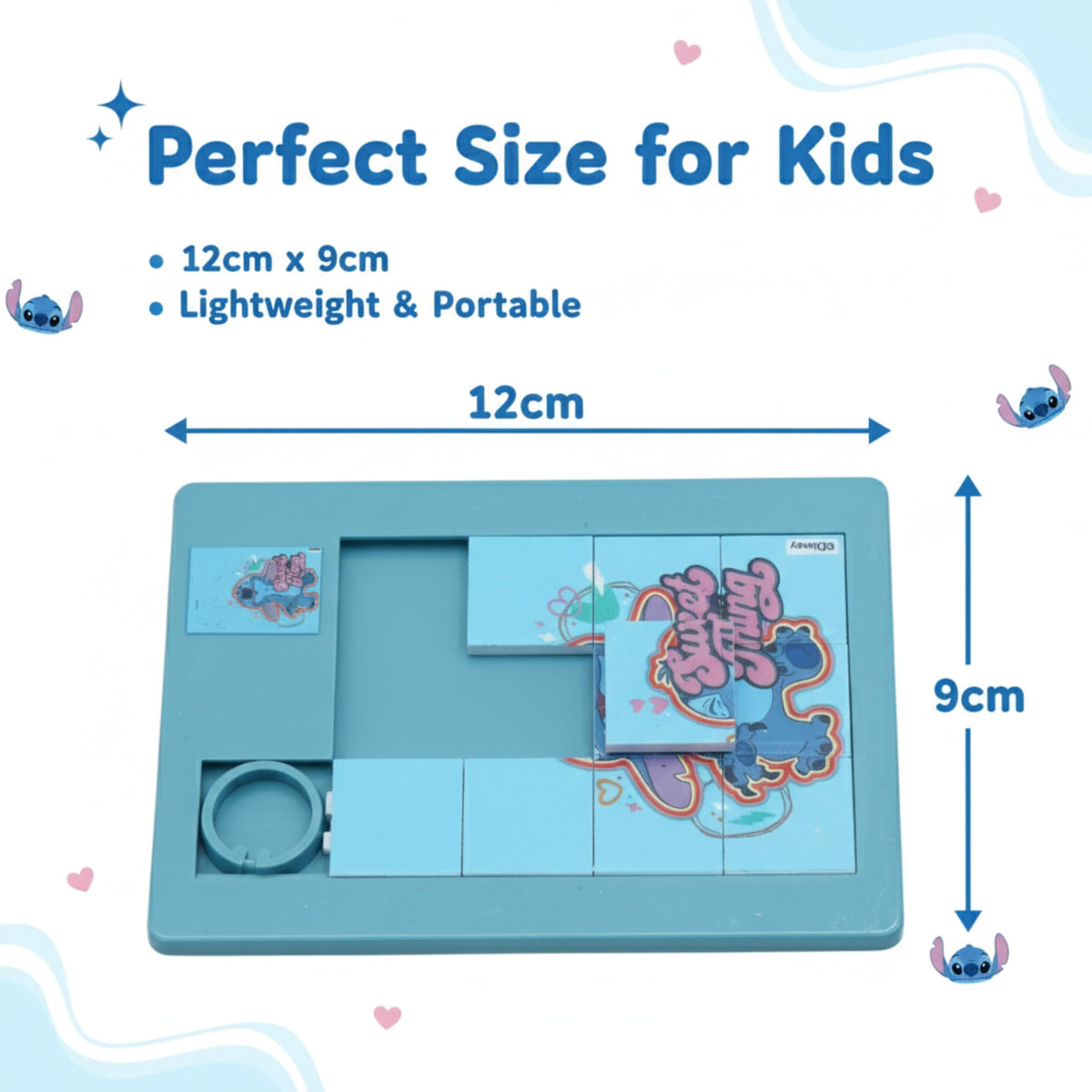 Disney Stitch Kids Licensed 12cm Rotating Puzzle Toy – view 2