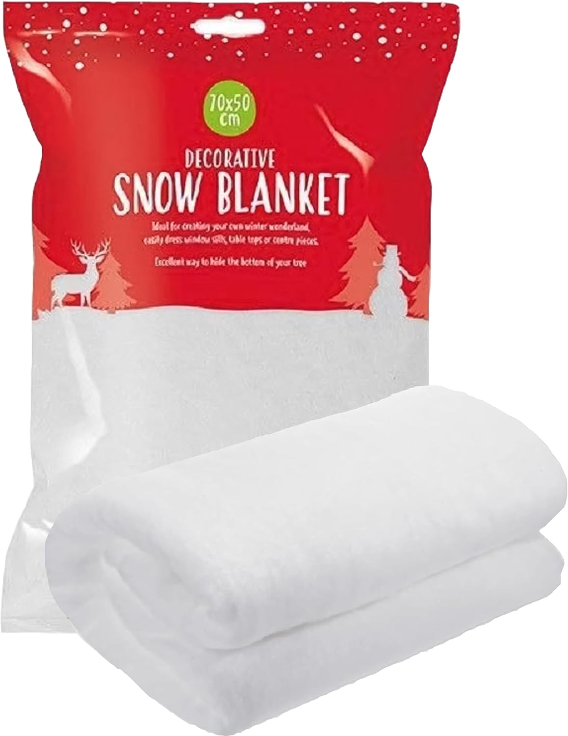 Christmas Artificial Snow Blanket 70 x 50cm