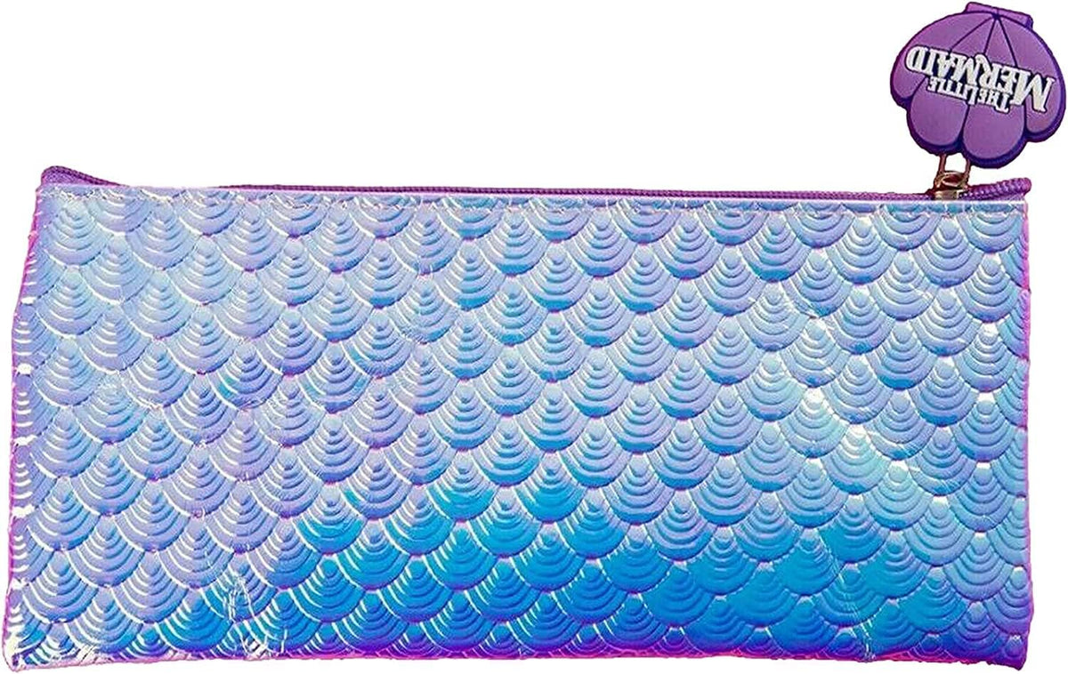 Mermaid Kids Licensed Flat Zipped Pencil Case – view 4