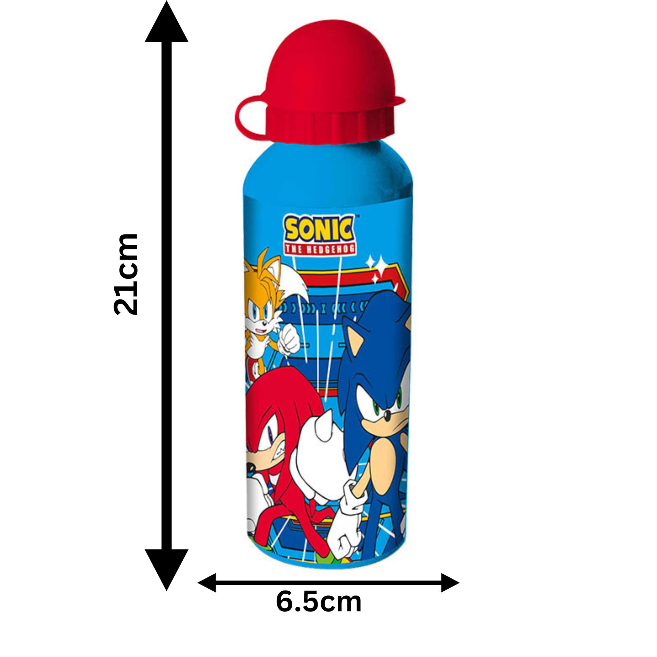500ml Aluminium Water Bottle Sonic- (Yellow)