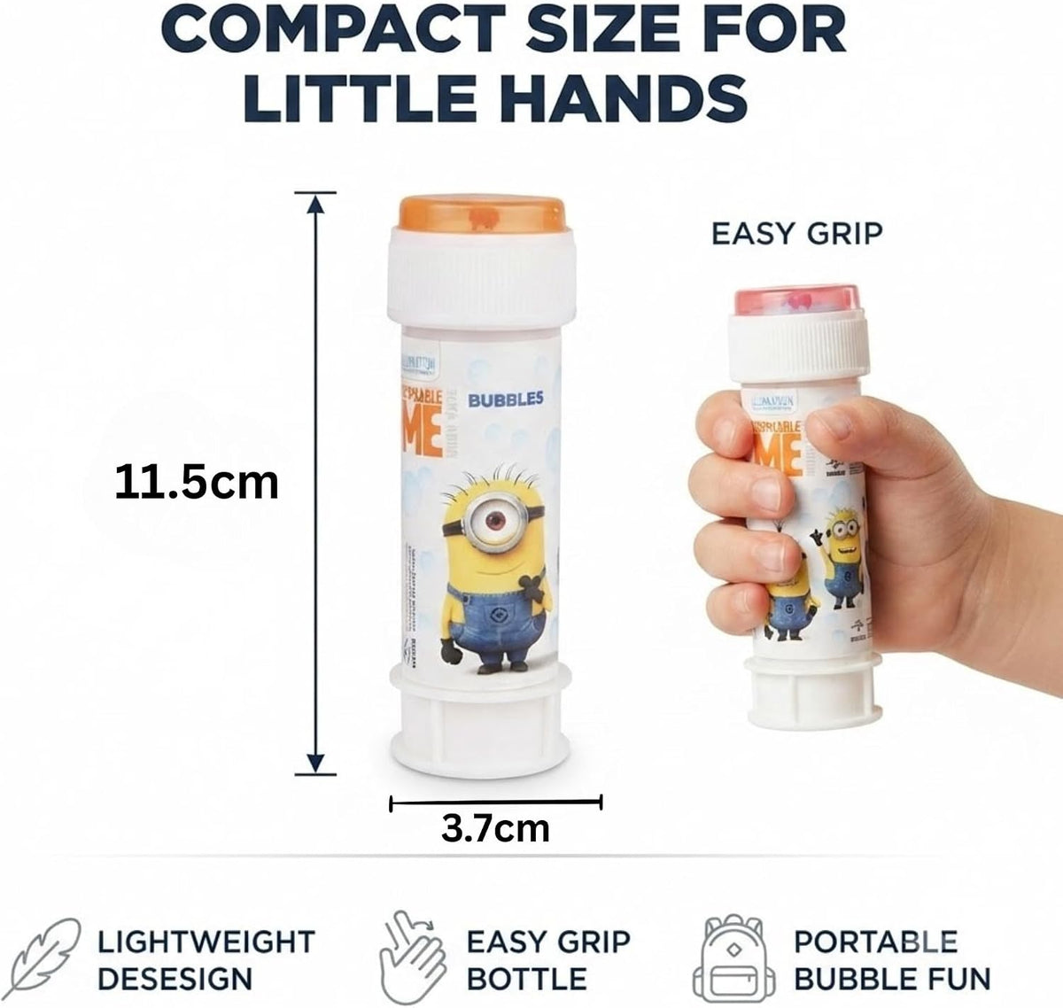 Minions 12Pcs Bubble Tubes with Wand – view 3