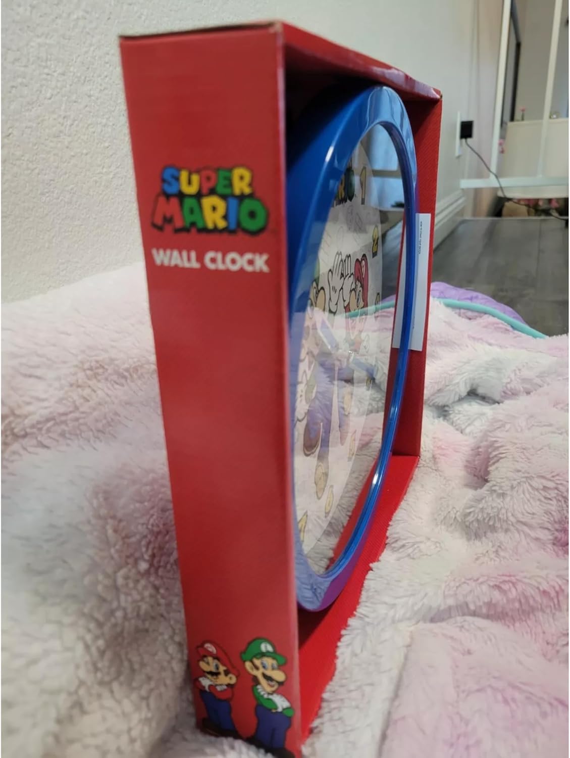 Children Modern Wall Clock Battery Operated, Wall Decor Gift for Kids