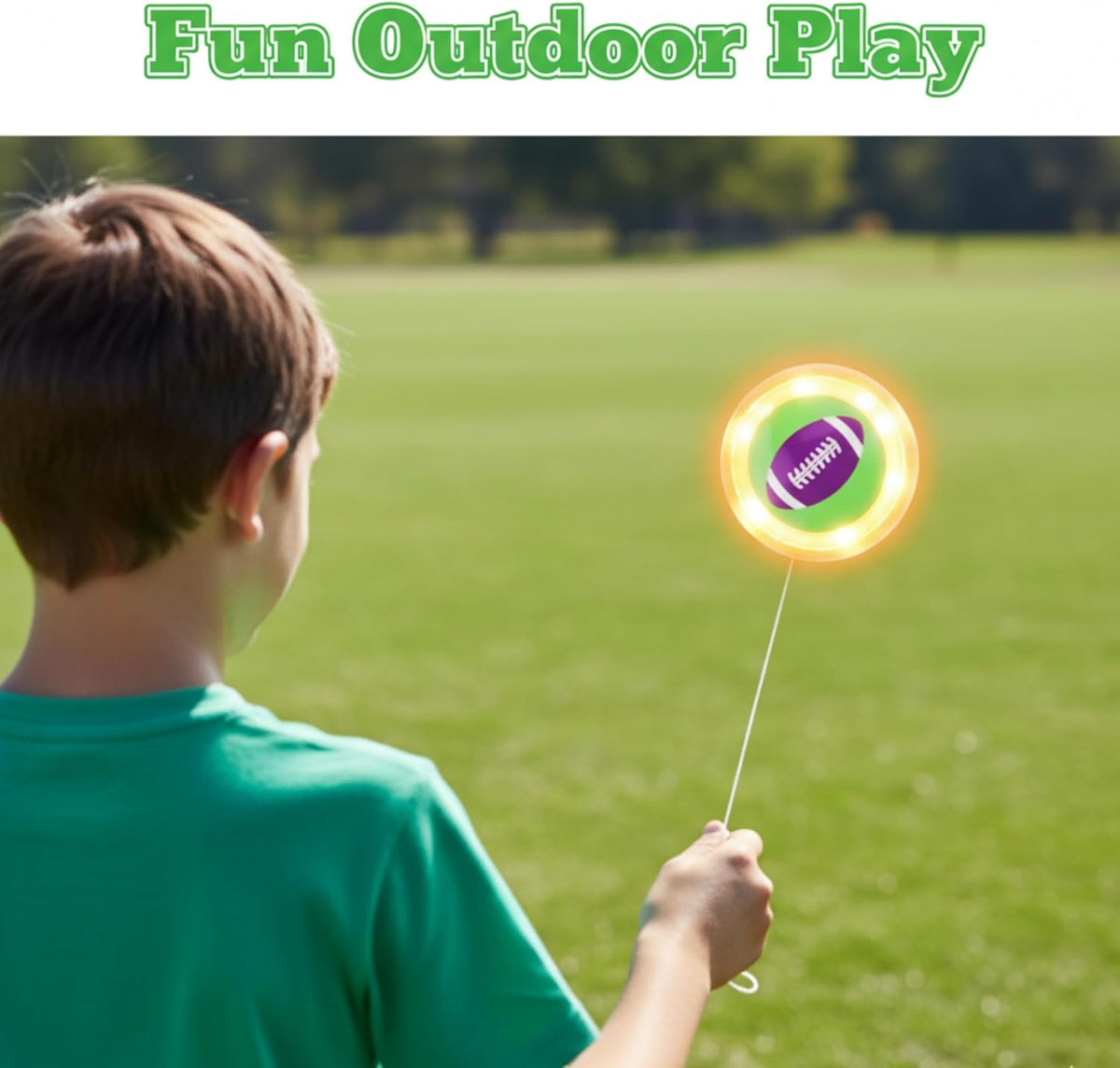 Sports Ball LED Light-Up YoYo 5.5cm - Rugby – view 16