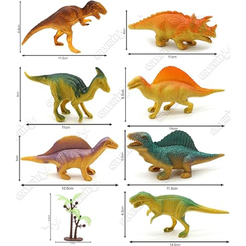 8Pcs Dinosaur Jurassic Beast Set