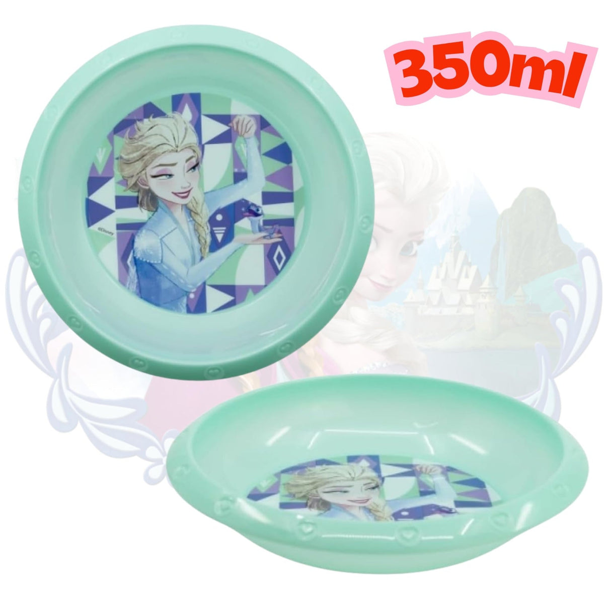 Disney Frozen Kids Licensed Reusable Plastic Snack Bowl 350ml – view 7