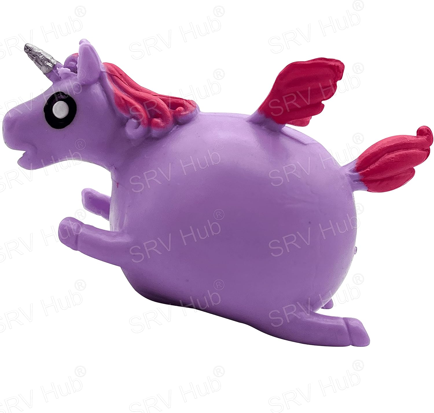 Kids Unicorn Splat Ball-Purple/Pink