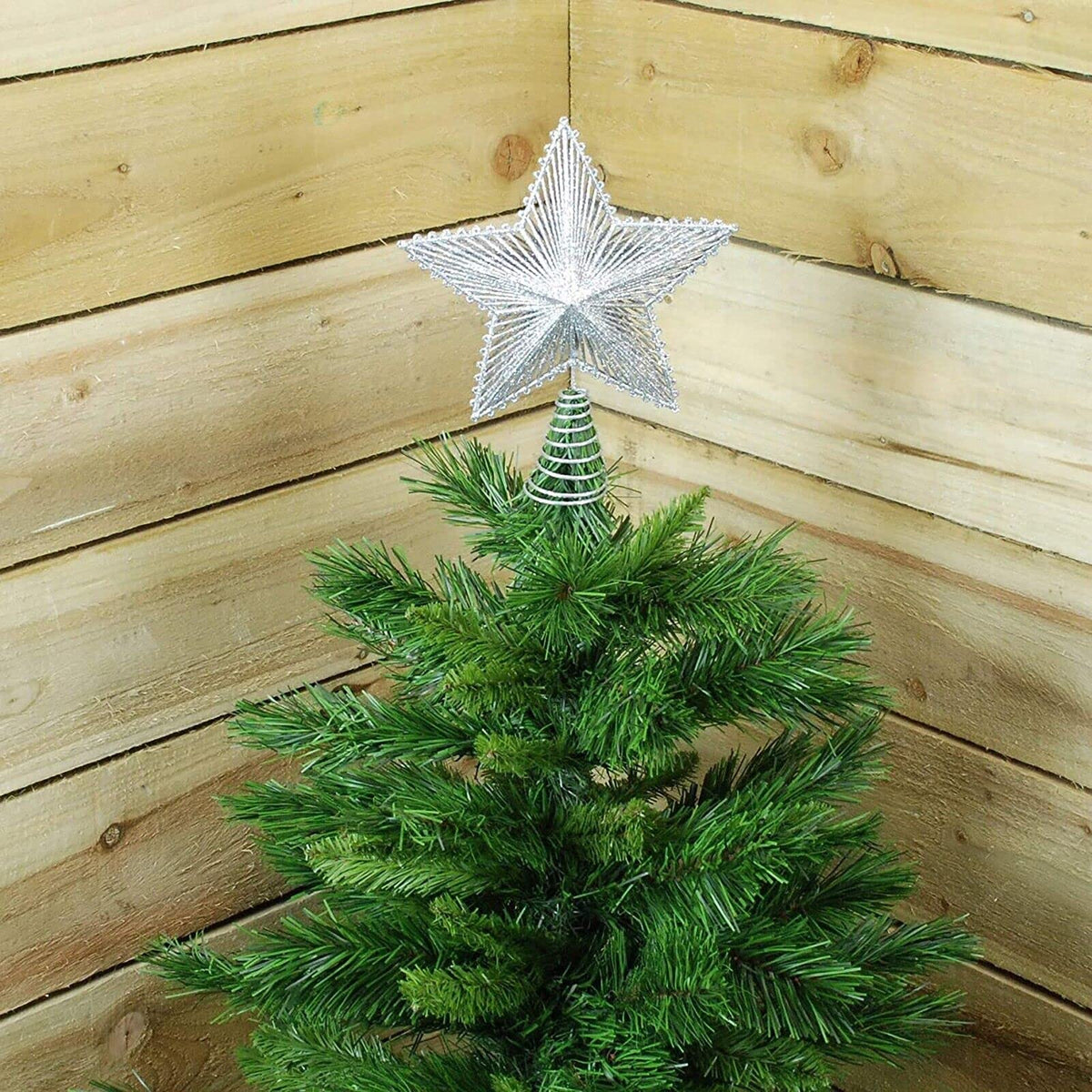 Glitter Star Christmas Tree Topper