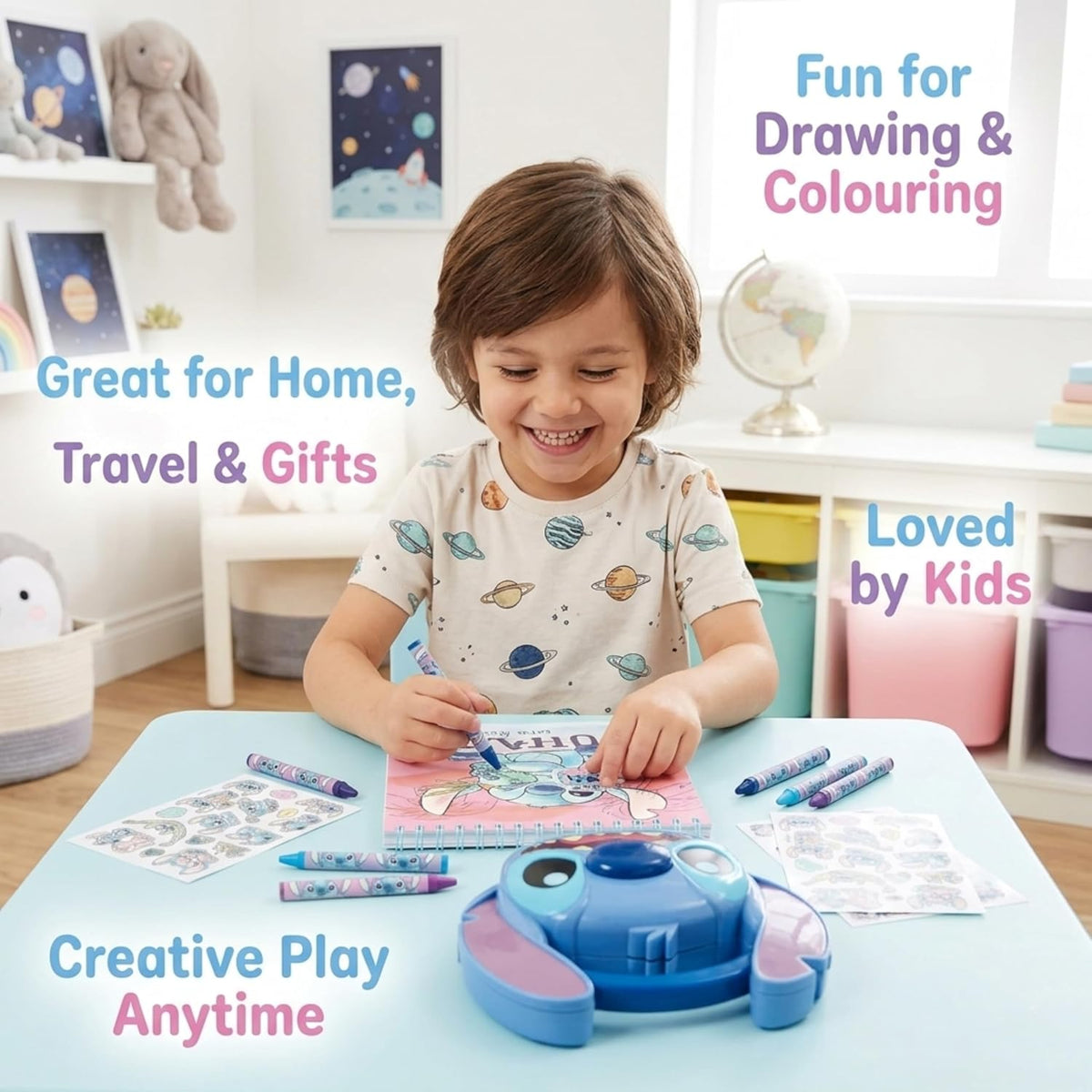 Disney Stitch 3D Stationery Case Set 12Pcs