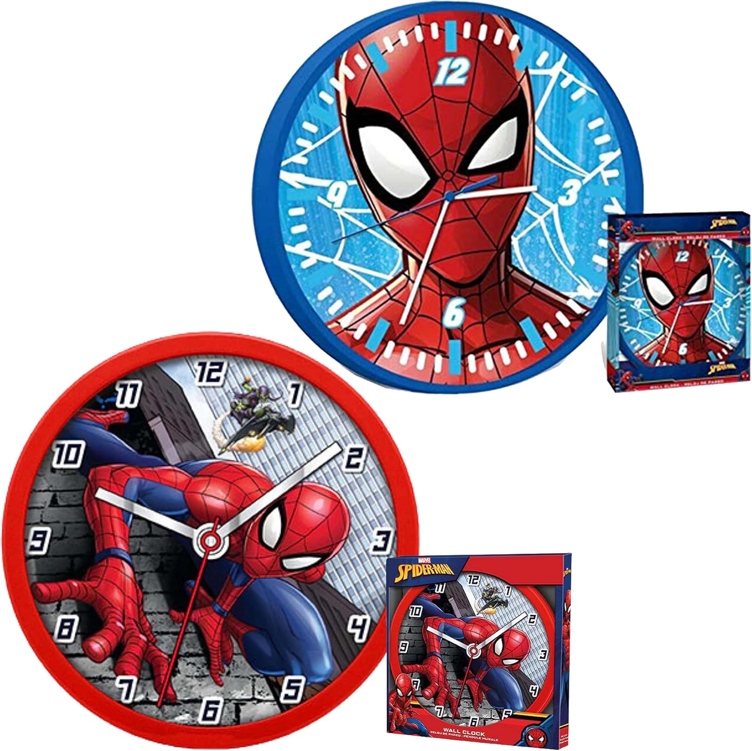 Children Modern Wall Clock Battery Operated, Wall Decor Gift for Kids