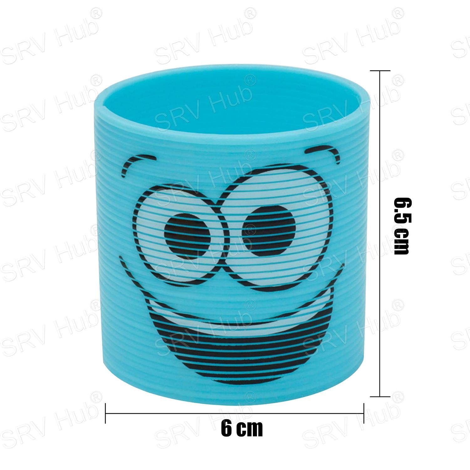 Crazy Face Magic Spring Toy 6.5cm - 1x Random