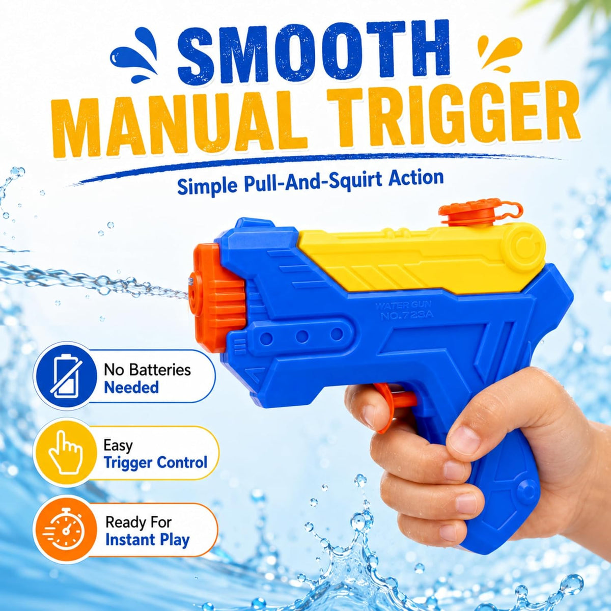 Water Gun Set 15cm with 250ml Tank – view 3