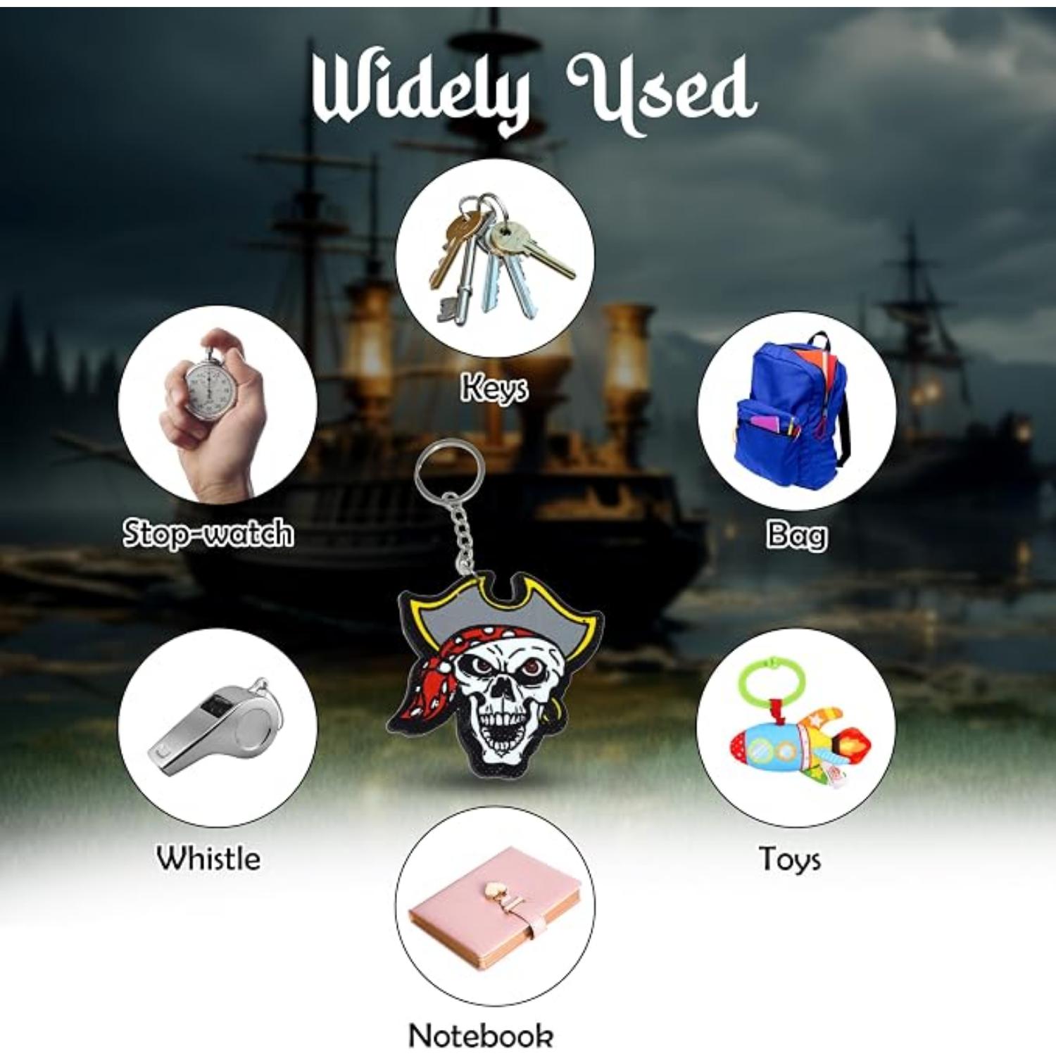 Pirate Keychains Foamex Keyring - Assorted