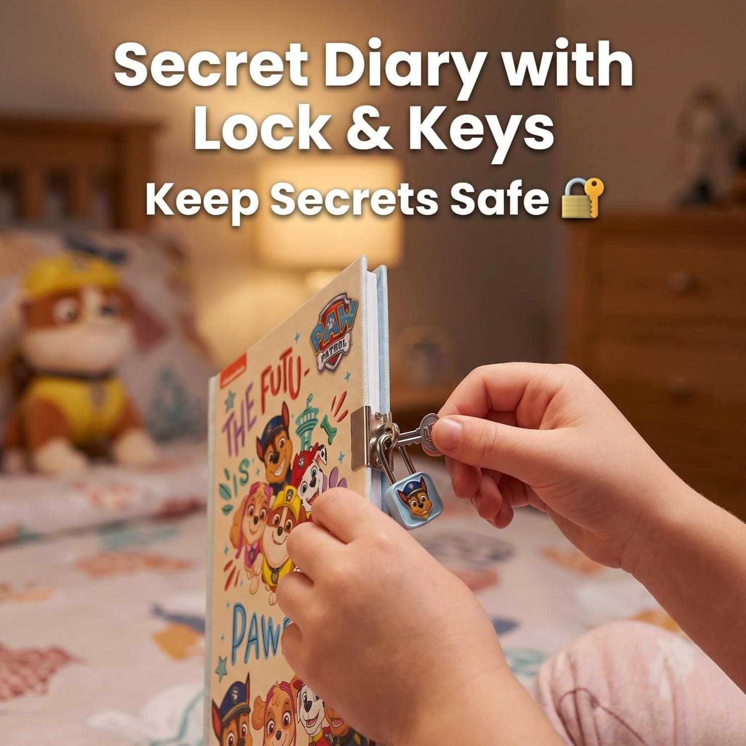 Kids Secret Diary & Magic Ink Pen Stationery Set - Assorted