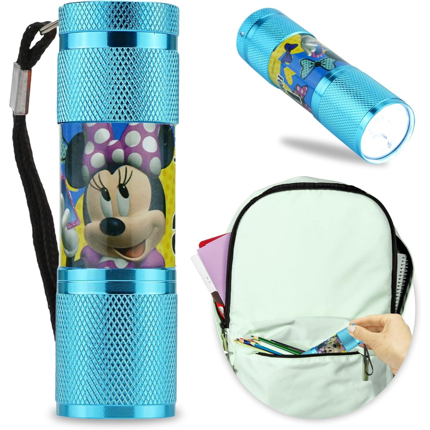 Minnie Mouse 9 LEDs Aluminium Torch for Kids - Assorted