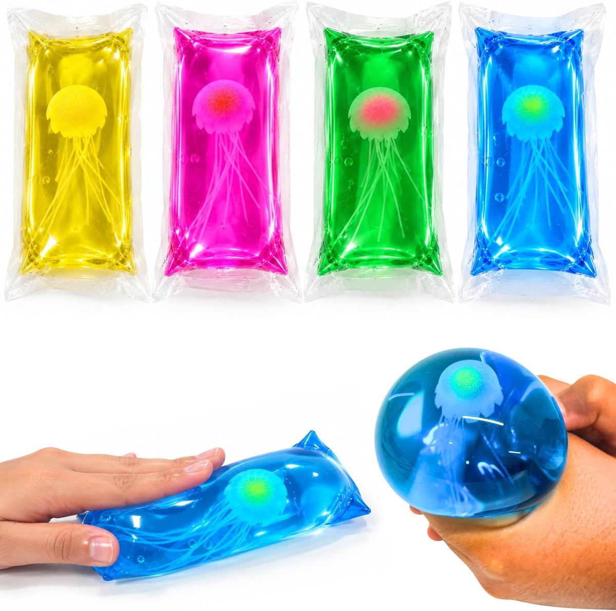 1x Jelly Fish Water Snake Toy 13cm