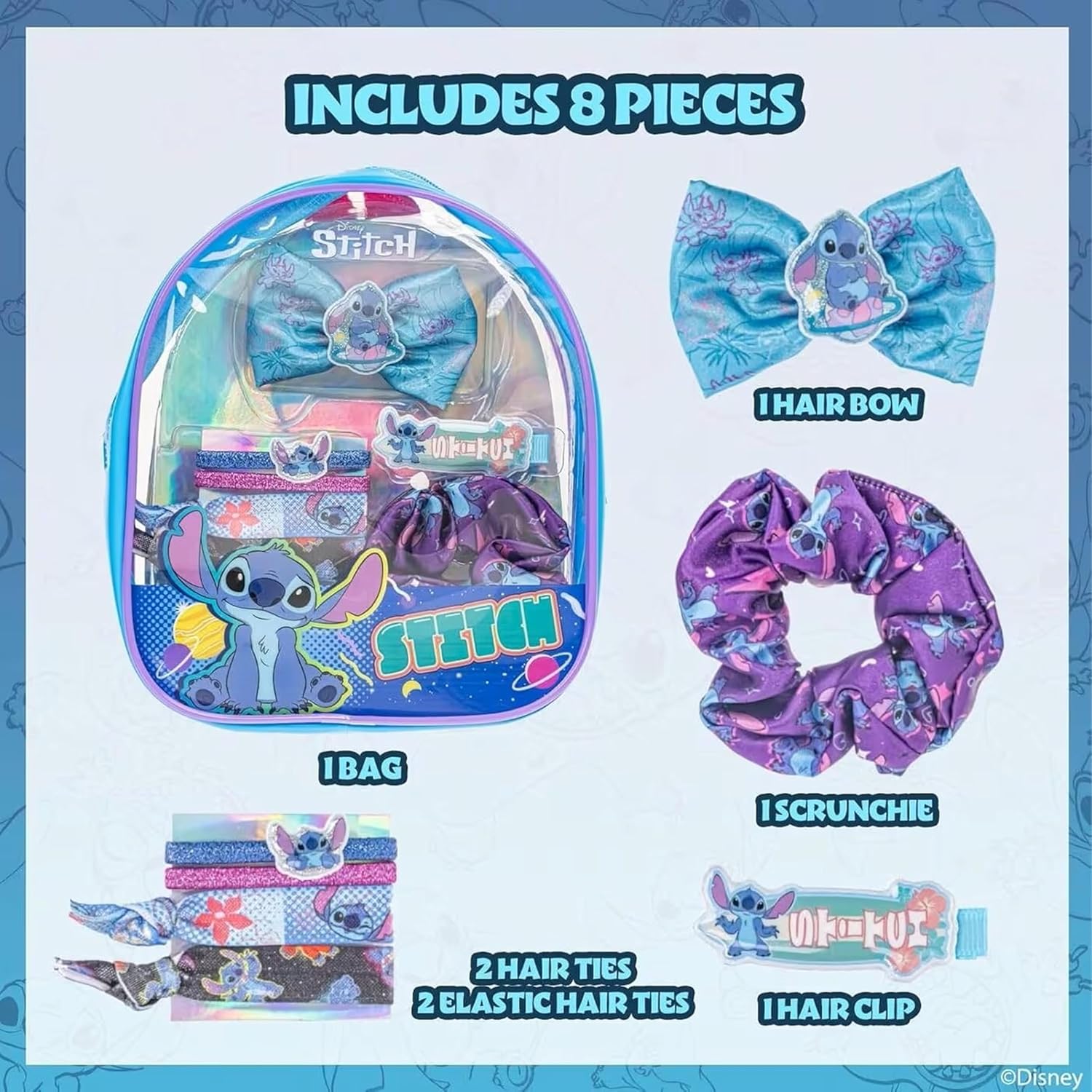 Disney Girls Hair Accessories Set