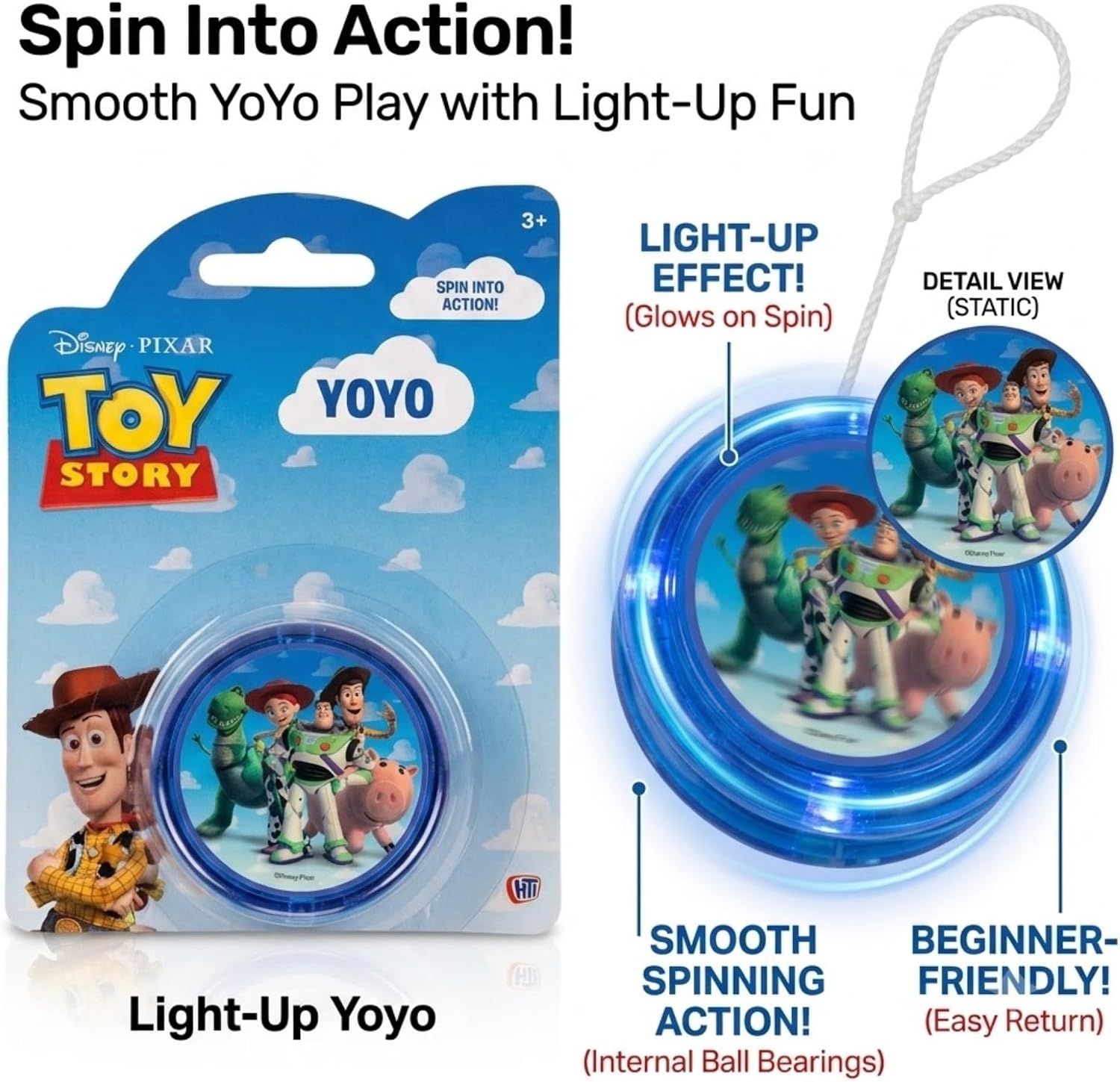 LED Glow YoYo for Kids – 5.5cm