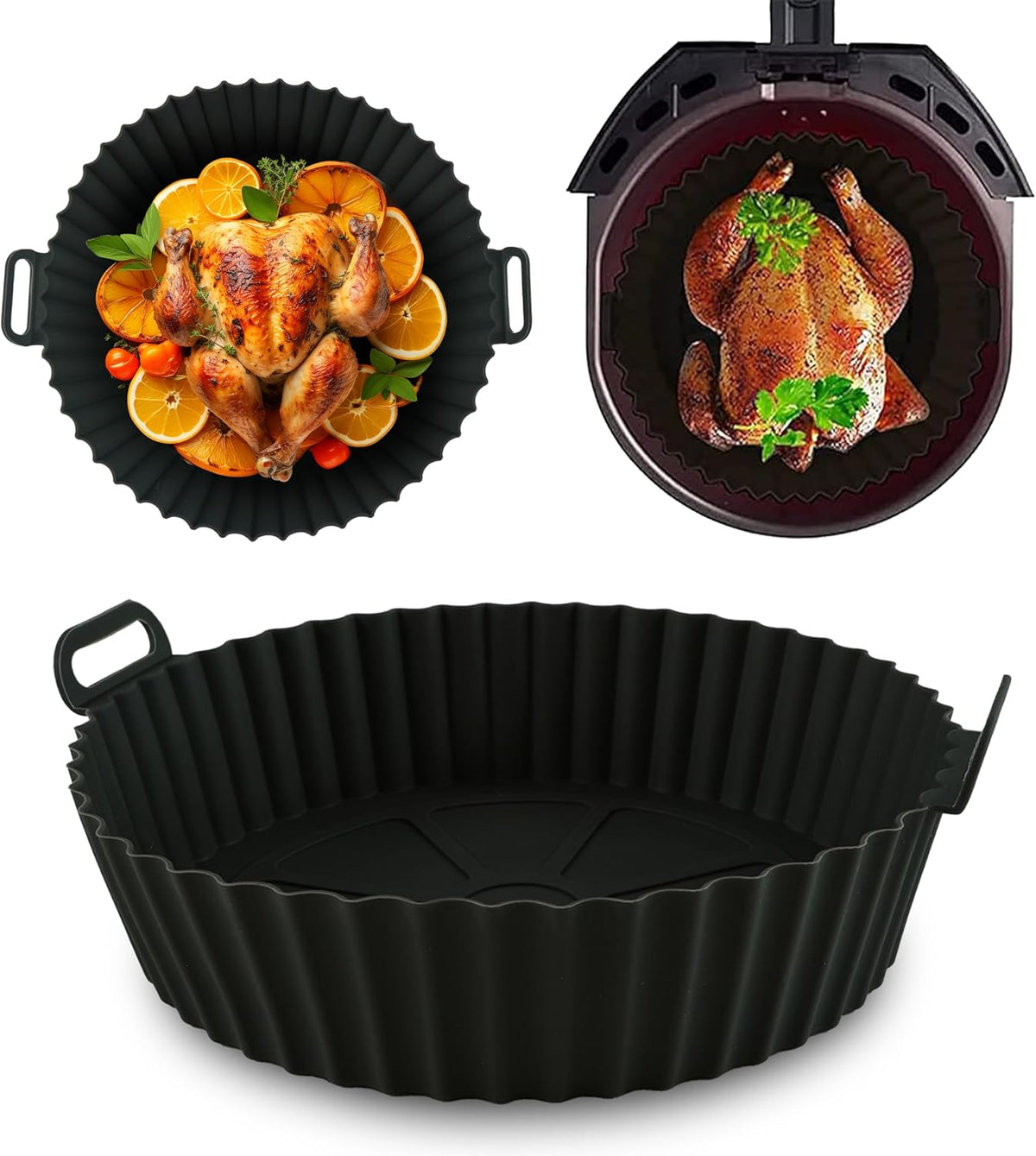 Silicone Non-Stick Air Fryer Liner - Round 20cm
