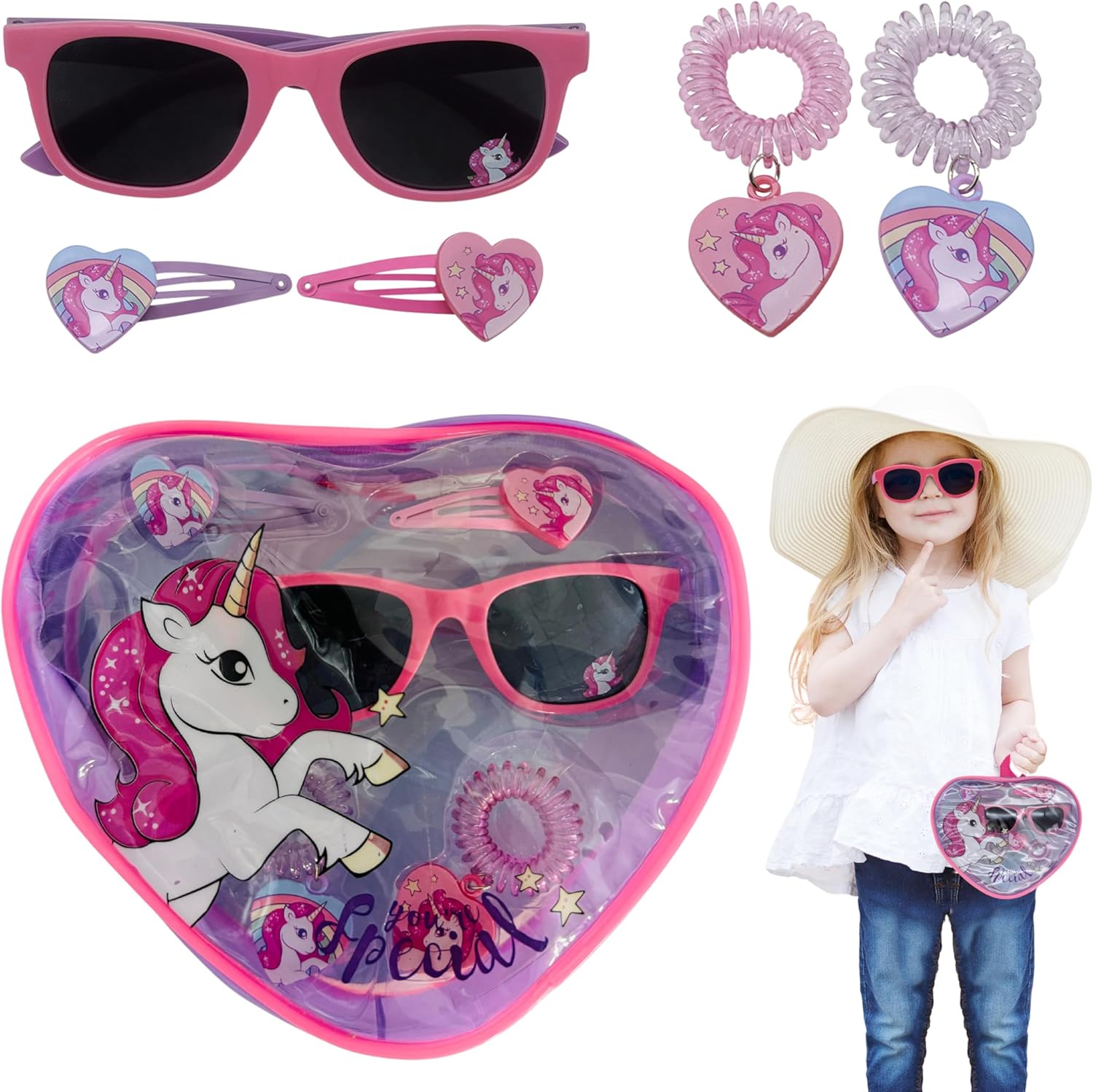 Disney Girls Hair Accessories Set